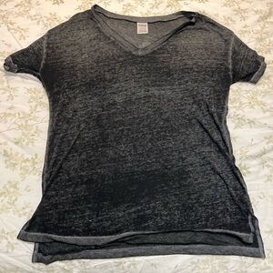 PINK Victoria's Secret Gray Short Sleeve Tee